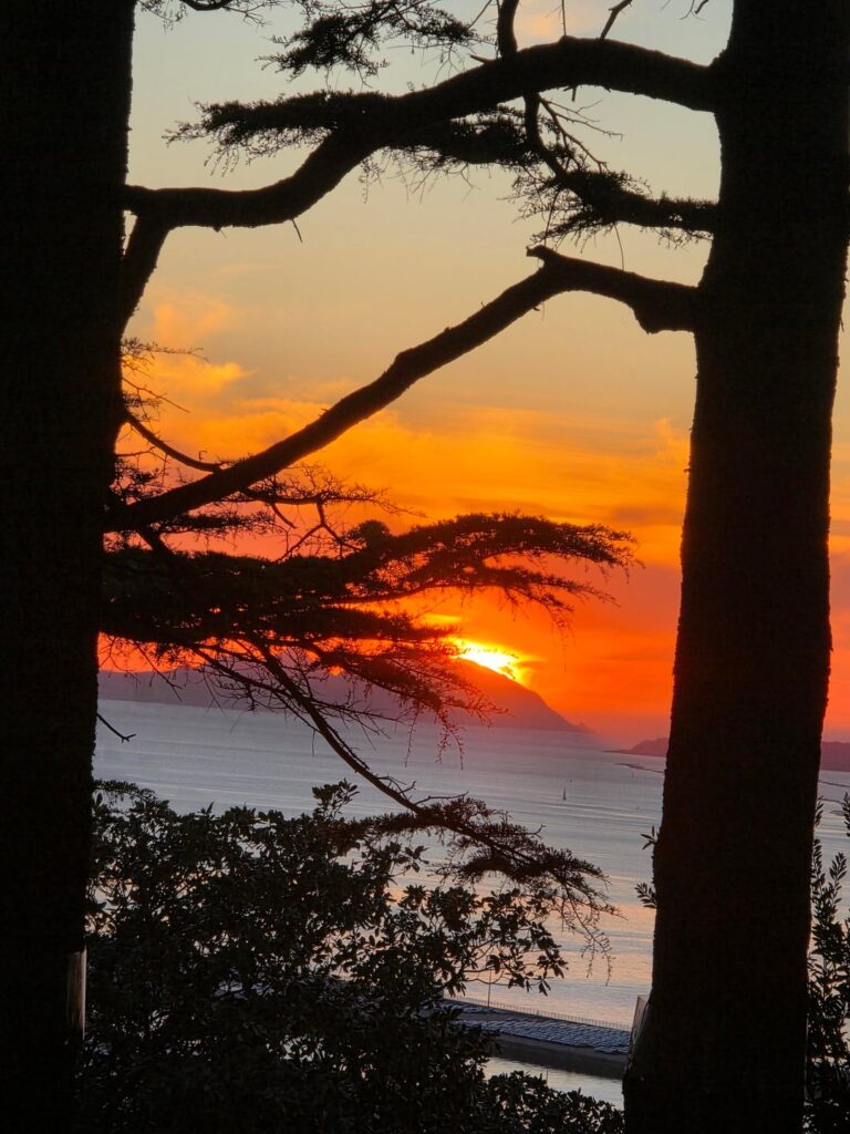 Sunset in Vigo, Spain