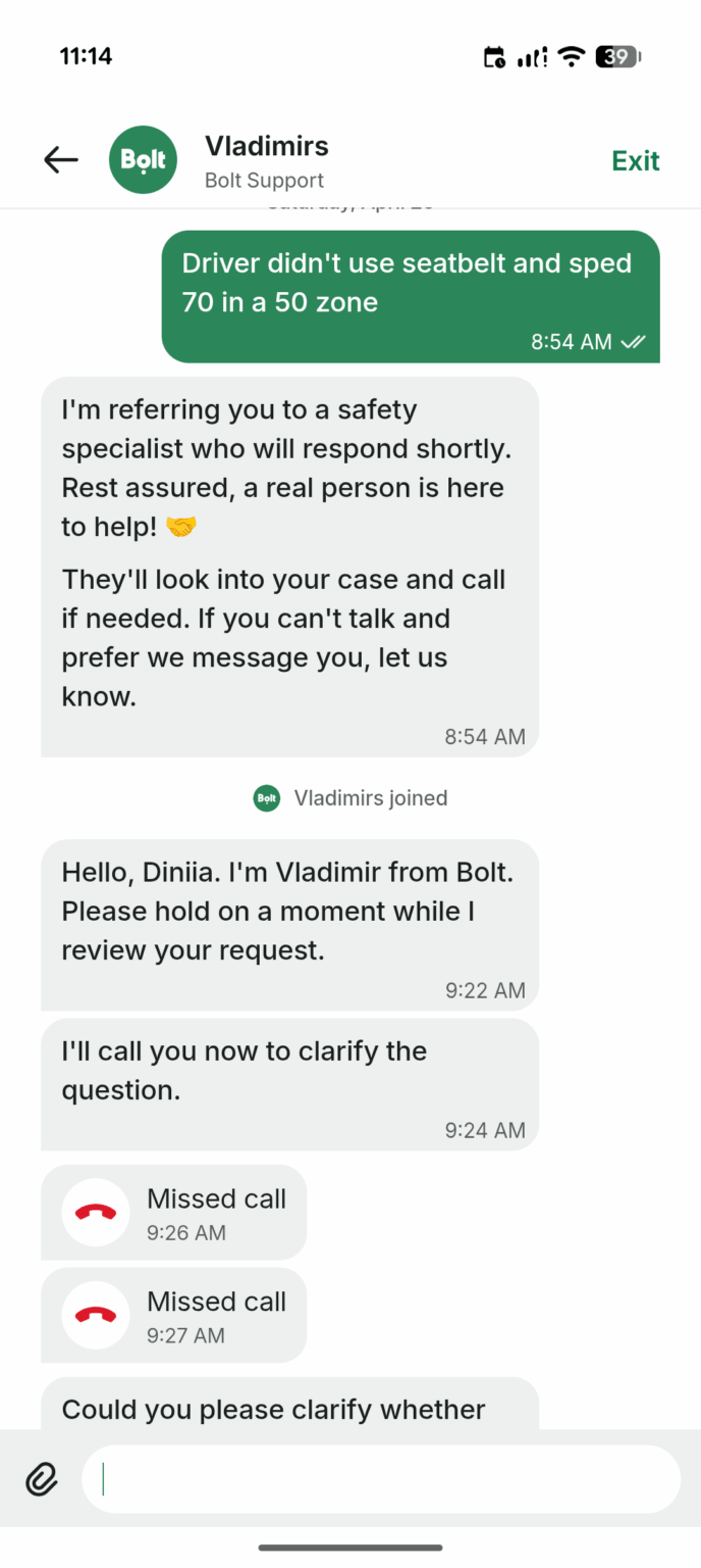 10/10 Bolt support – has anyone else had this? 10/10 Bolt support - has anyone else had this?
