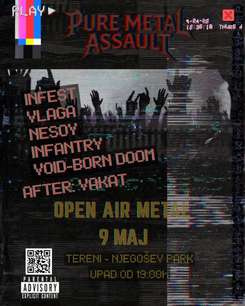 OPEN AIR METAL in Njegoševo park + after TECHNO 🤔🤩 I'm IN!