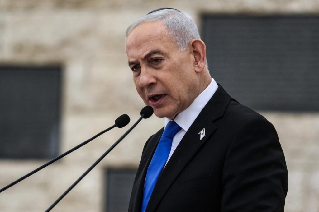 Russia accuses Israel of nuclear hypocrisy at weekly briefing Israel’s Prime Minister Benjamin Netanyahu speaks during a ceremony at the Military Cemetery on Mount Herzl in Jerusalem on April 21, 2026. (AFP Photo)