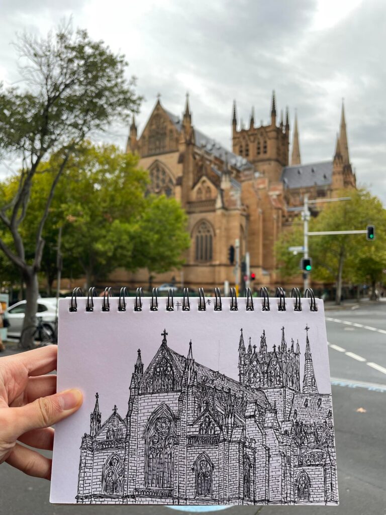 The other side of St Mary’s Cathedral