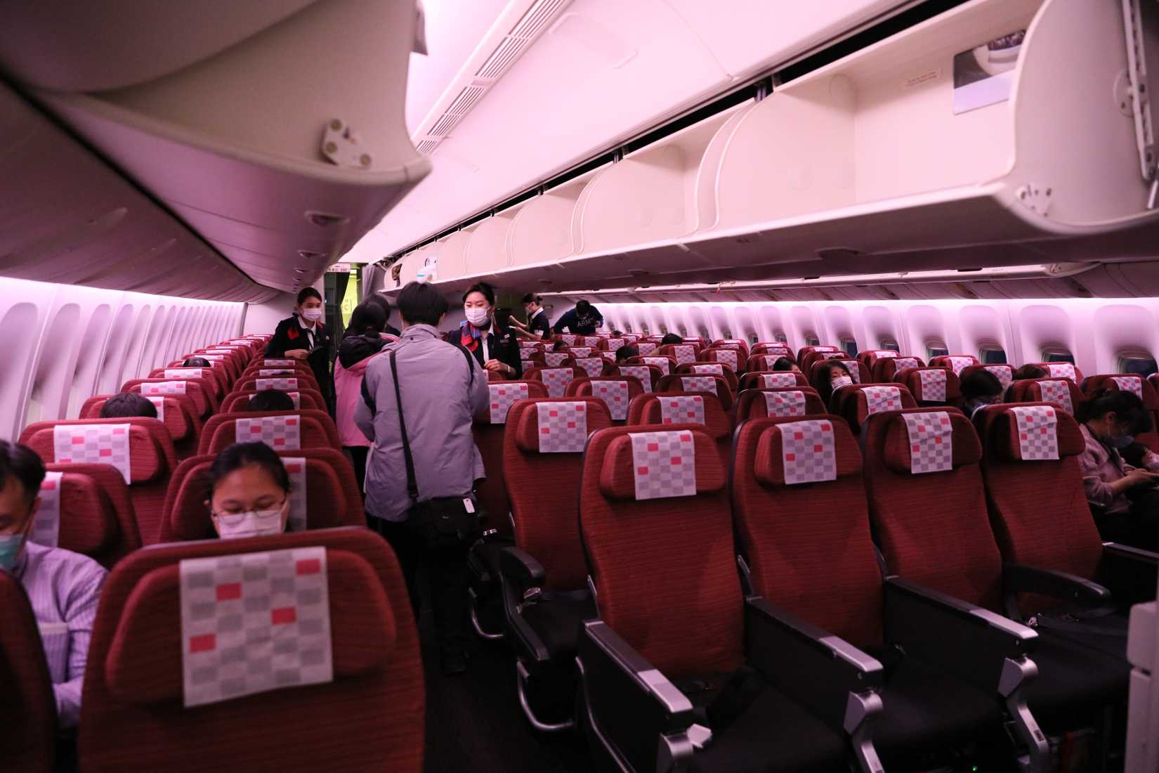 JAL Economy Cabin