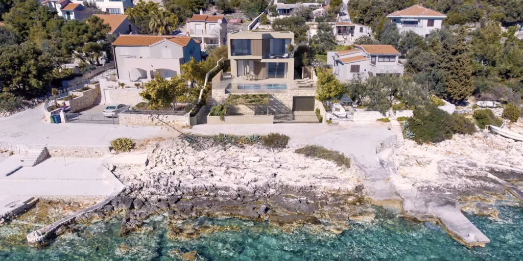 This Modern Villa in Croatia Has Steps to the Adriatic Sea
