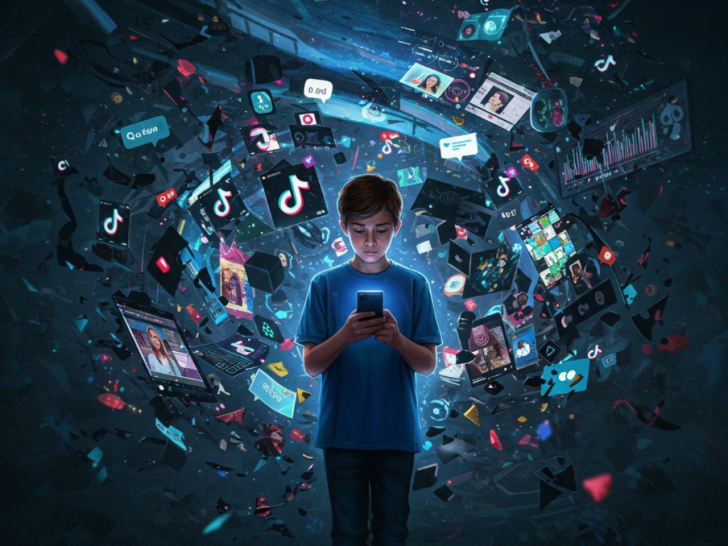 Greek Prime Minister Kyriakos Mitsotakis announces new social media age restriction in a TikTok video addressing youth directly.