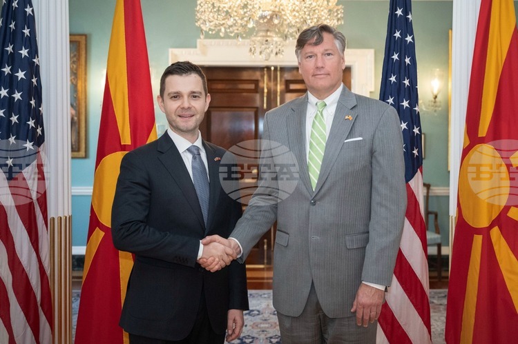 North Macedonia's Foreign Minister Confers with US Deputy Secretary of State on Security, Energy, Global Challenges