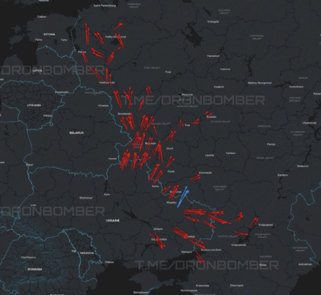 Something is on its way from Ukraine to Leningrad Oblast again.