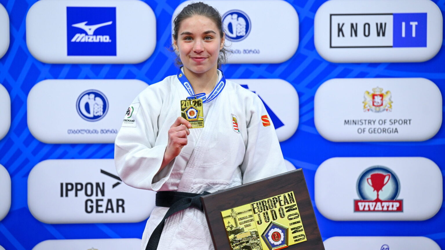 Hungarian Judoka Szofi Özbas Defends European Title, Wins Gold in Tbilisi