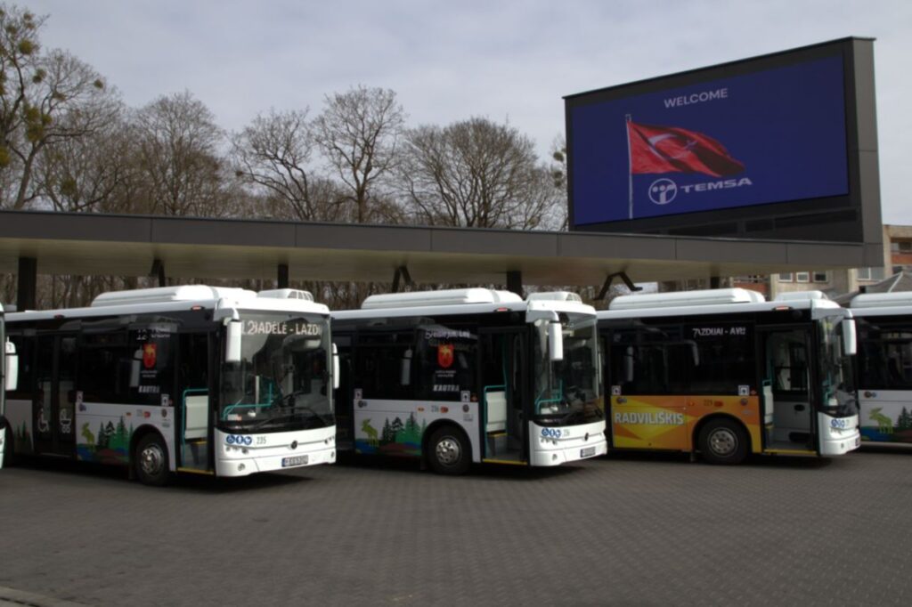 Temsa delivers 15 electric buses to Lithuania Temsa md9 electricity uab kautra