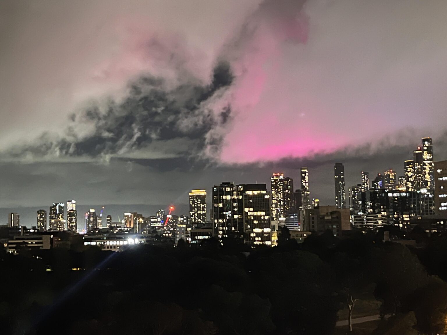 Why is the sky pink?