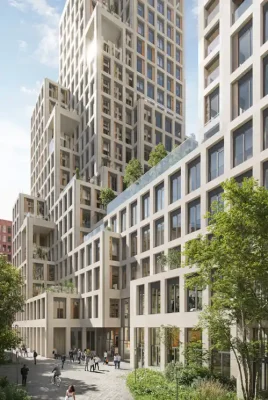 Tour & Taxis Towers Brussels, Belgium building by MVRDV