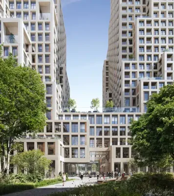 Tour & Taxis Towers Brussels, Belgium building by MVRDV