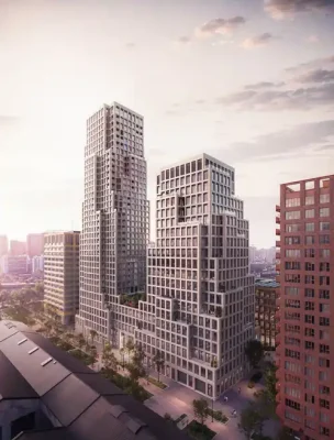 Tour & Taxis Towers Brussels, Belgium building by MVRDV