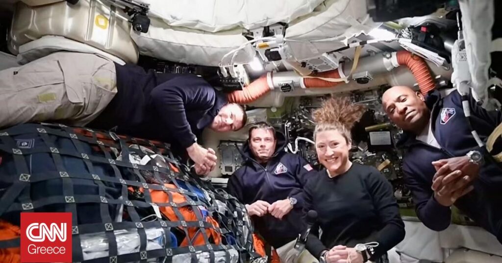 Closer to the Moon than the Earth, the four Artemis II astronauts are now.