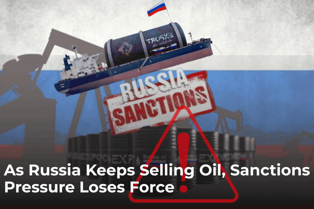 Russia’s oil revenues continue to blunt sanctions pressure. Reuters says the U.S. renewed a waiver for some sanctioned Russian oil sales, underscoring a wider problem: as Moscow keeps profiting from exports, EU sanctions lose part of their practical effect.