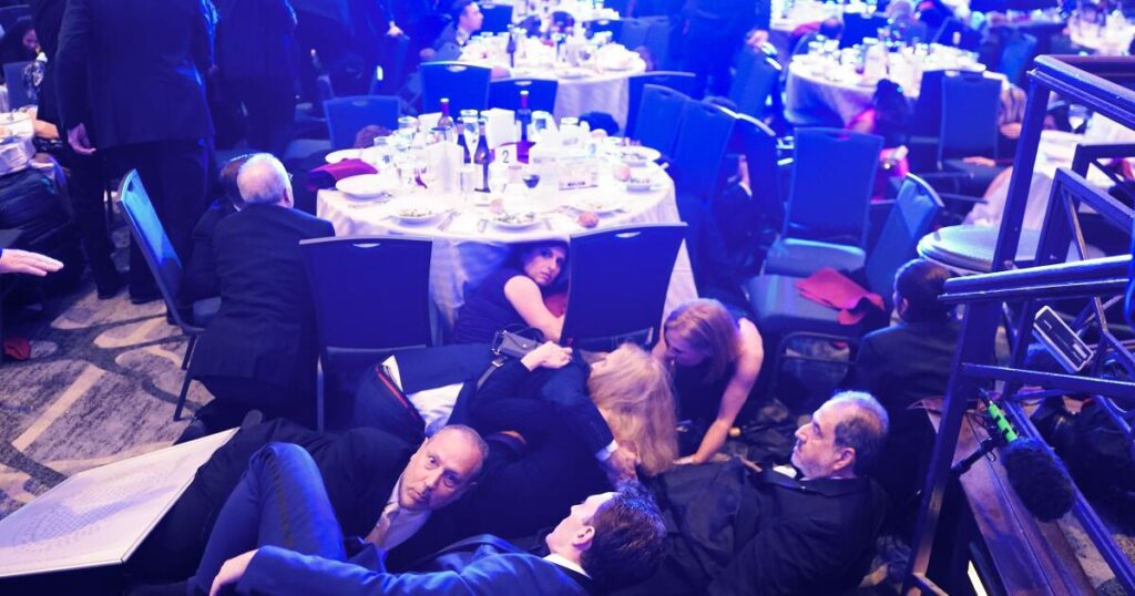 We were there: Hearing gunfire and ducking for cover at the DC gala