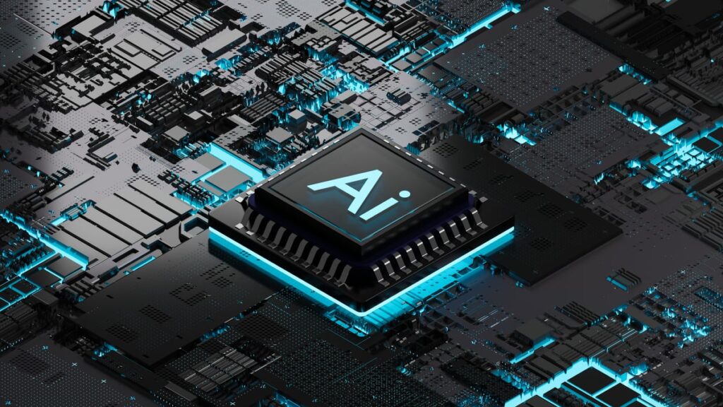 Prediction: The Nasdaq’s Artificial Intelligence (AI) Supercycle Rally Will Outlast the Skeptics. 3 Best Growth Stocks to Own. Artist rendering of AI chip.