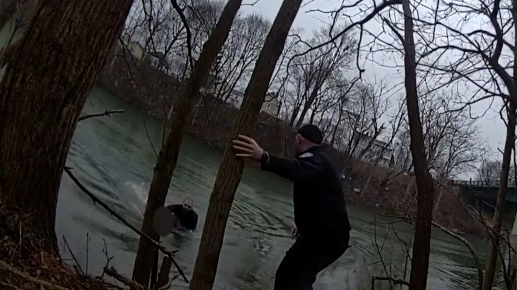Auburn Police officers save person suffering mental health crisis from frigid river