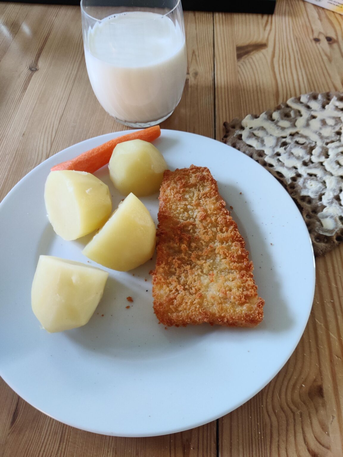 The horror when you realize: the fish dressing is still at work