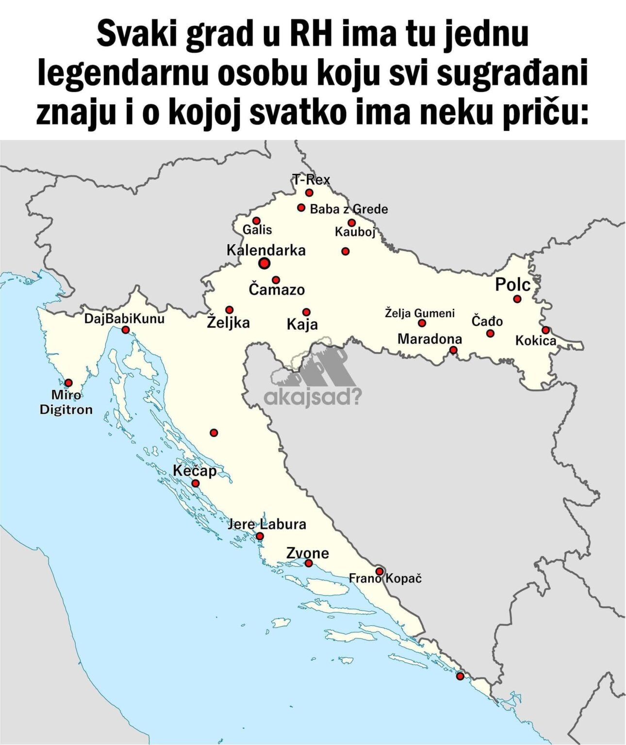 Which cities were skipped and which legendary figures represent them?