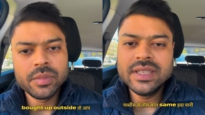 An Indian woman explained why better work life balance overseas made returning to India difficult. (Instagram/alekhverse)