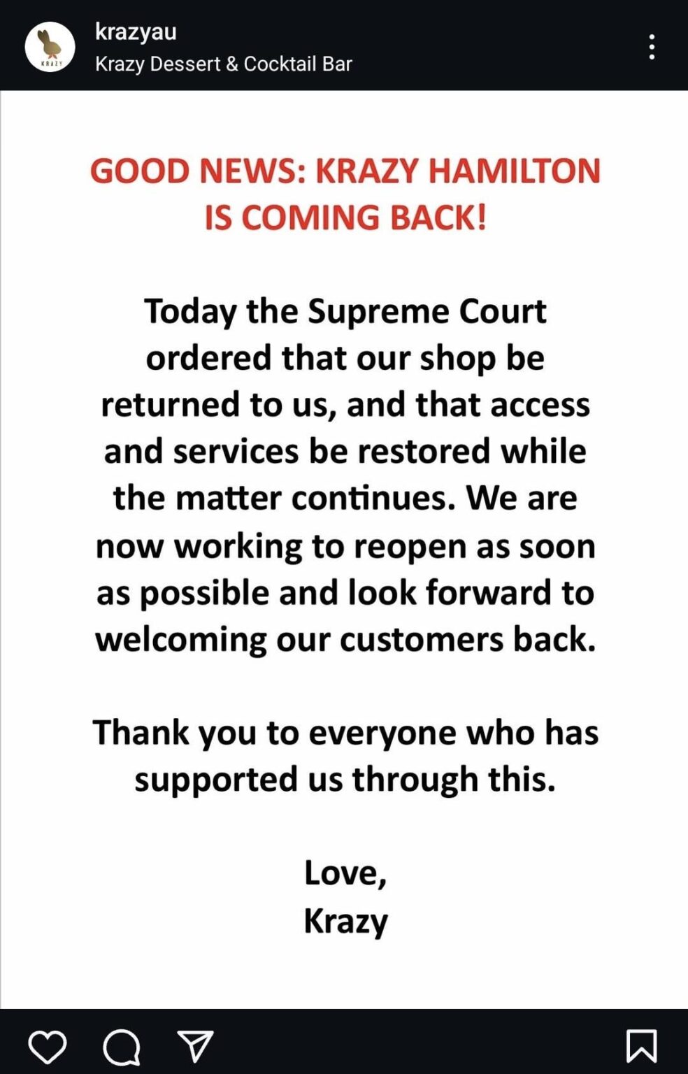 Update on the Graya feud on Racecourse Road.