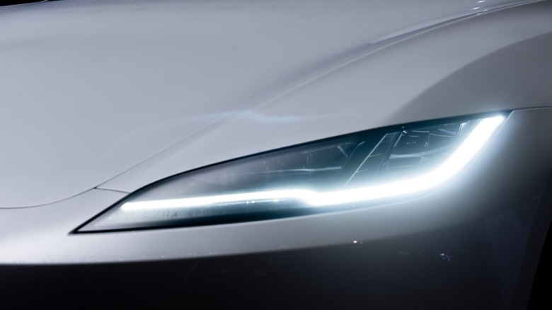 Daytime running lights illuminated