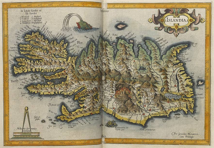 Iceland labeled 