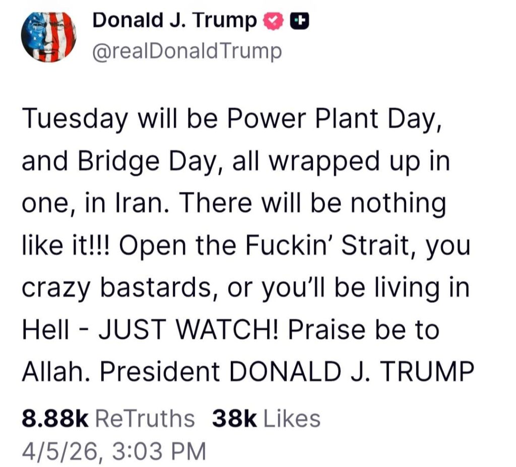 Meanwhile in Trumpmerica, warcrimes in 3, 2...