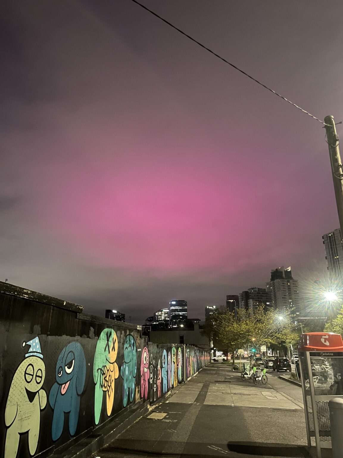 Party in the sky this morning