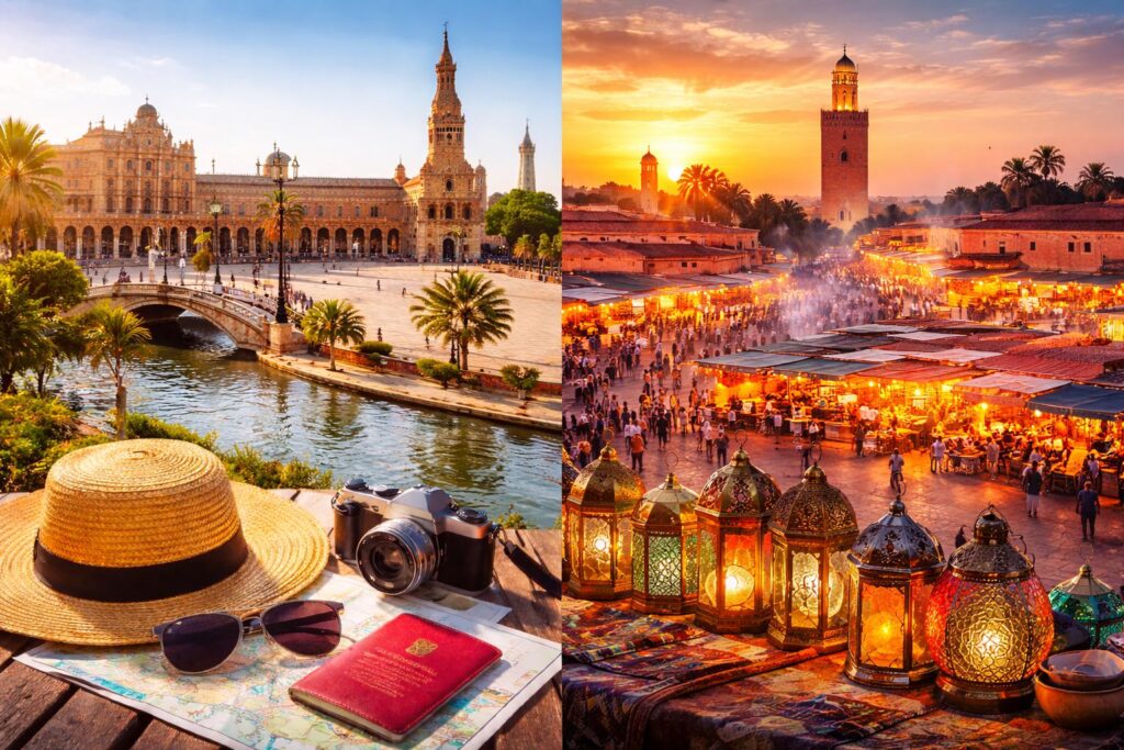 Morocco or Spain - 1 week in early May - help me to decide!!