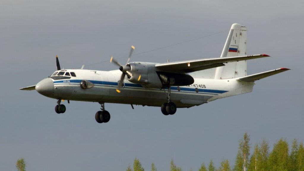 A Russian An-26 military transport plane crashed into a cliff in Crimea, killing 29 people on board