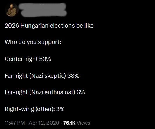 Hungarian elections be like