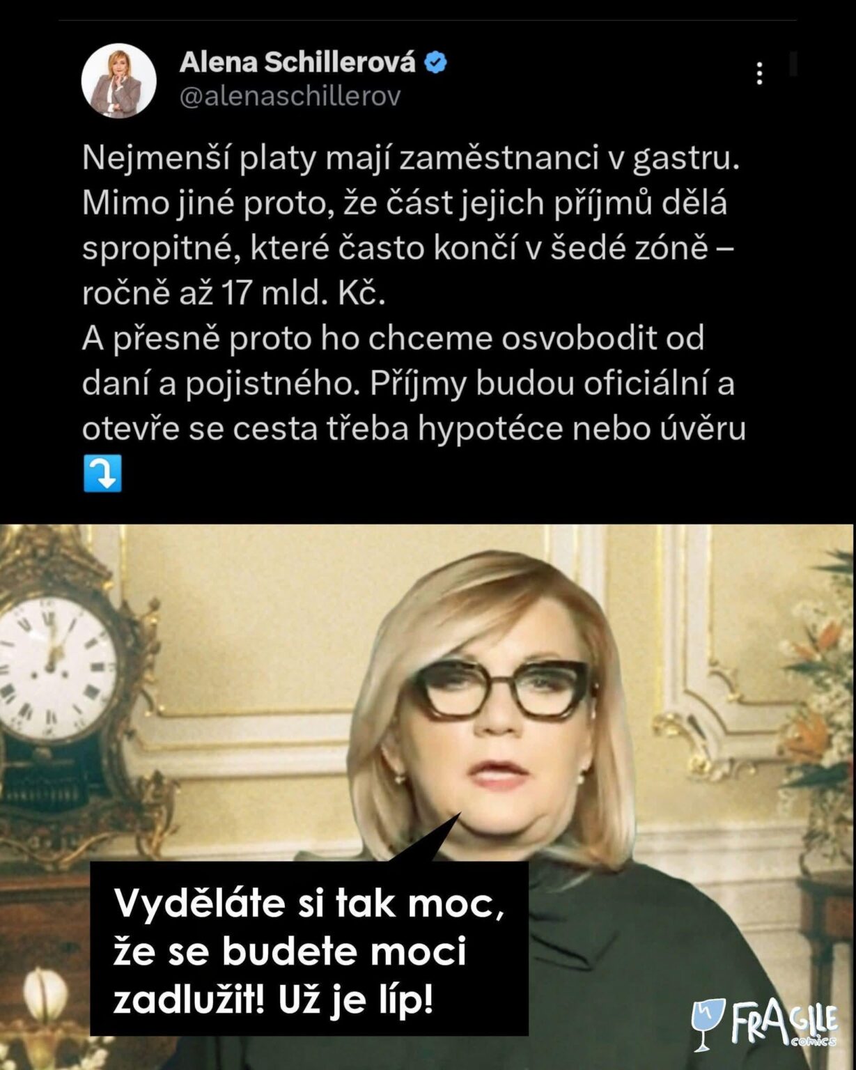 The economic amusement park continues