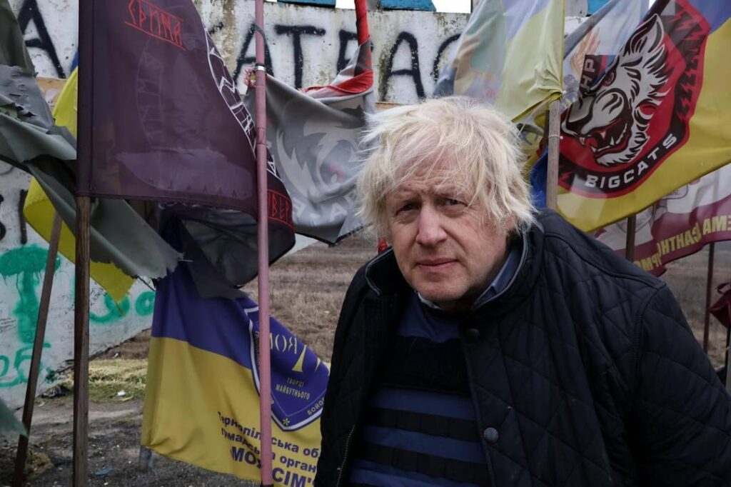 Former British Prime Minister Boris Johnson visited the positions of the 65th Brigade in the Zaporizhzhia region - April 2026