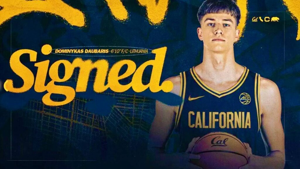 Cal Adds Freshman Big Man Dominykas Daubaris of Lithuania Cal Adds Freshman Big Man Dominykas Daubaris of Lithuania