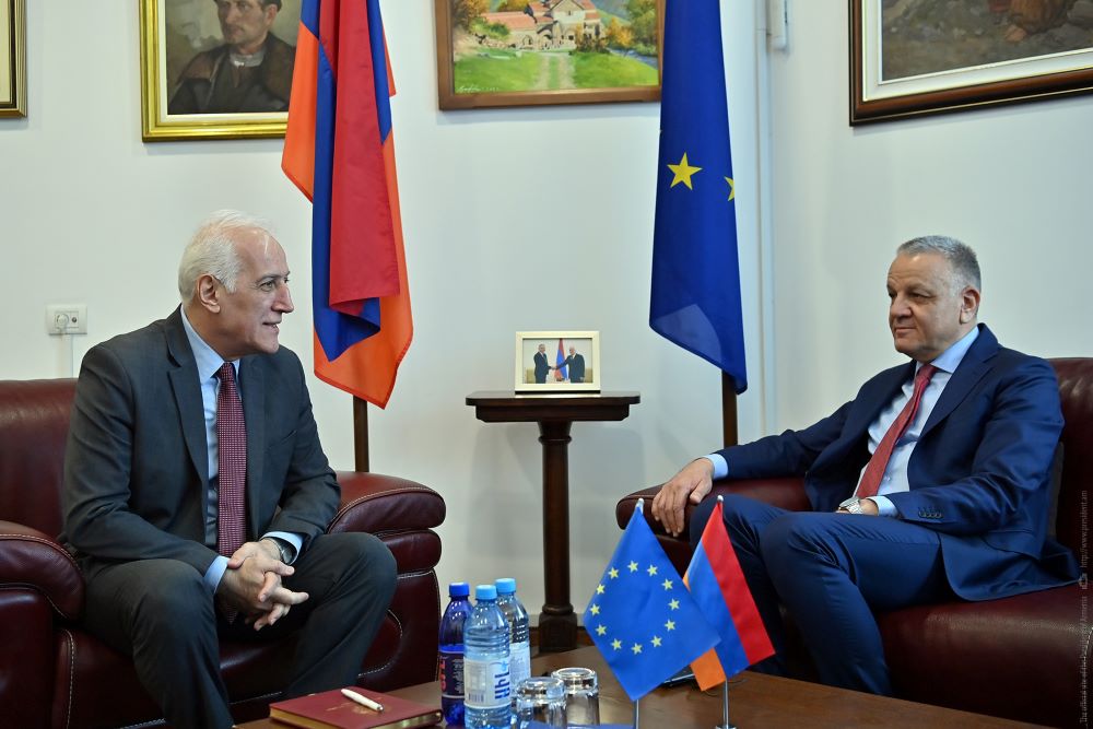 Vahagn Khachaturyan visited the European Union Delegation to Armenia