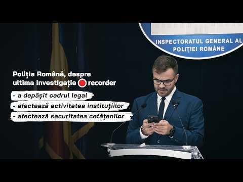 Romanian police accuse Recorder of destabilizing state institutions