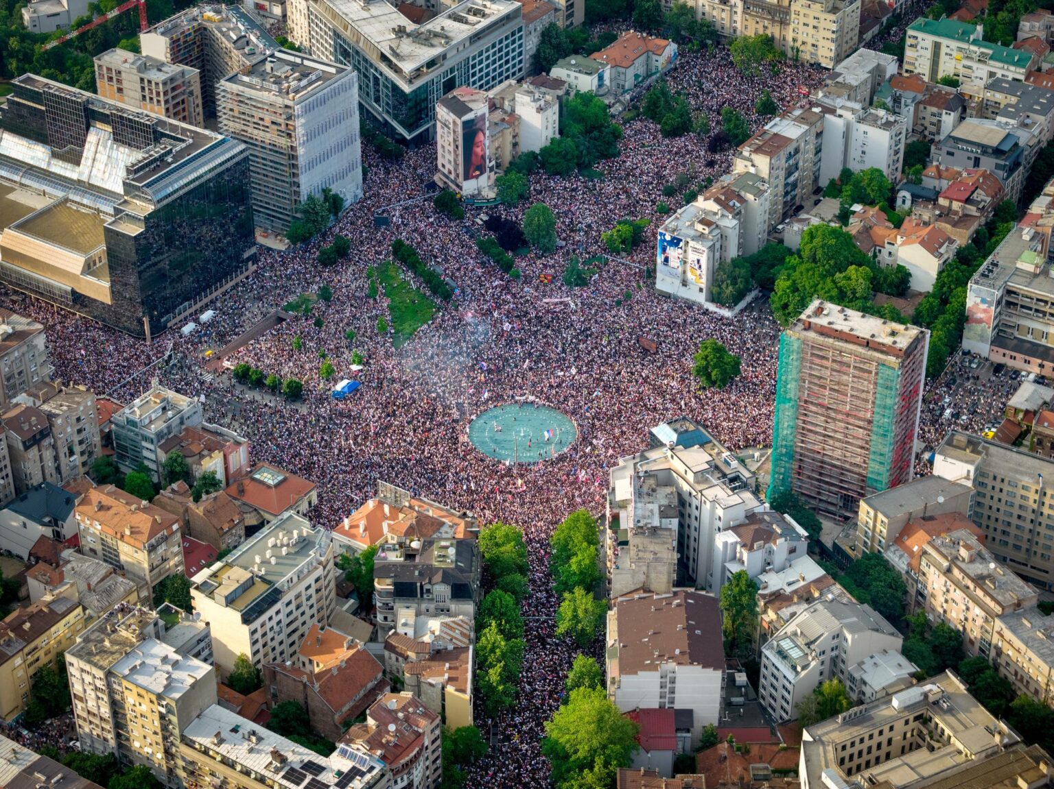 Independent counters: Saturday's anti-govt. protest in Belgrade second largest gathering since the fall of Milosevic