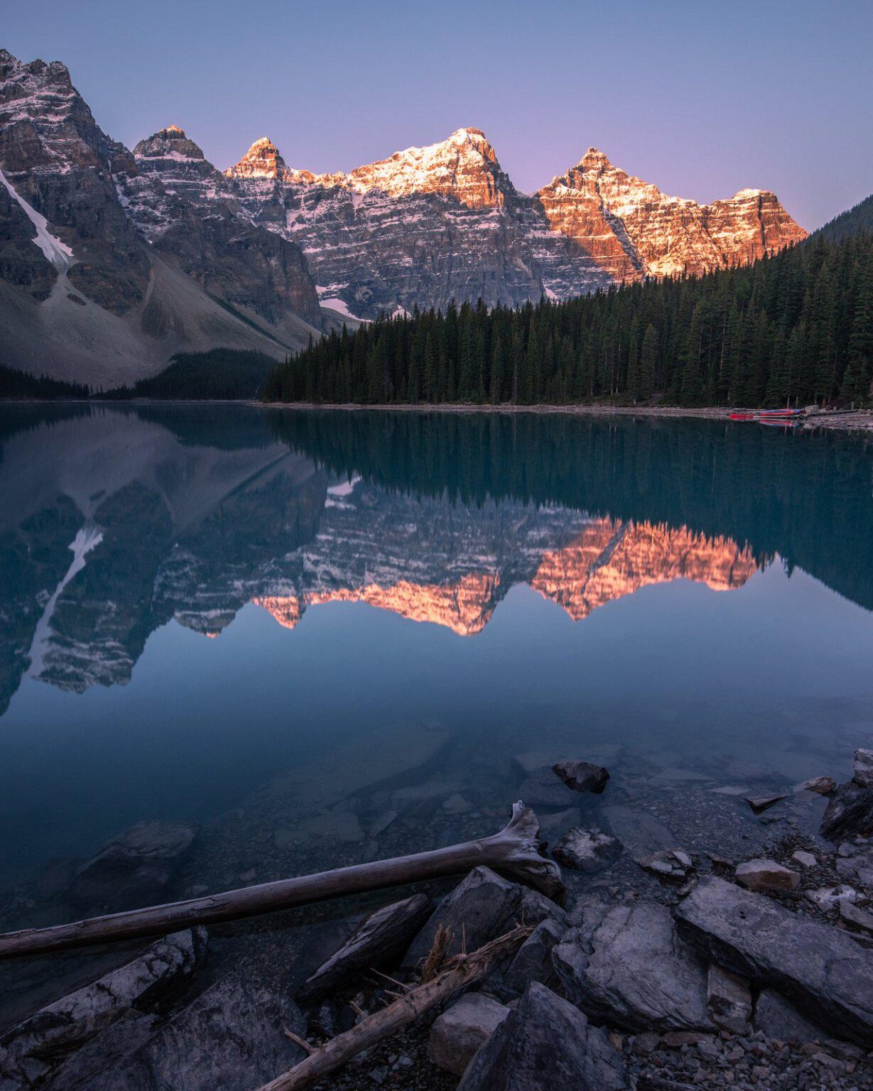 Moraine Lake and the Valley of the Ten Peaks