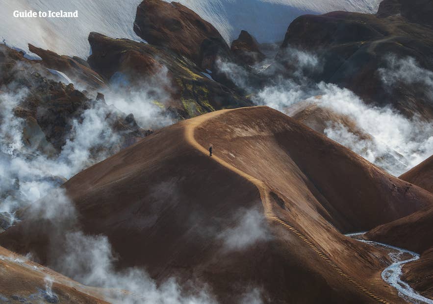 Hveradalir geothermal area is one of the many natural gems found in Iceland's Highlands Hveradalir geothermal area is one of the many natural gems found in Iceland's Highlands