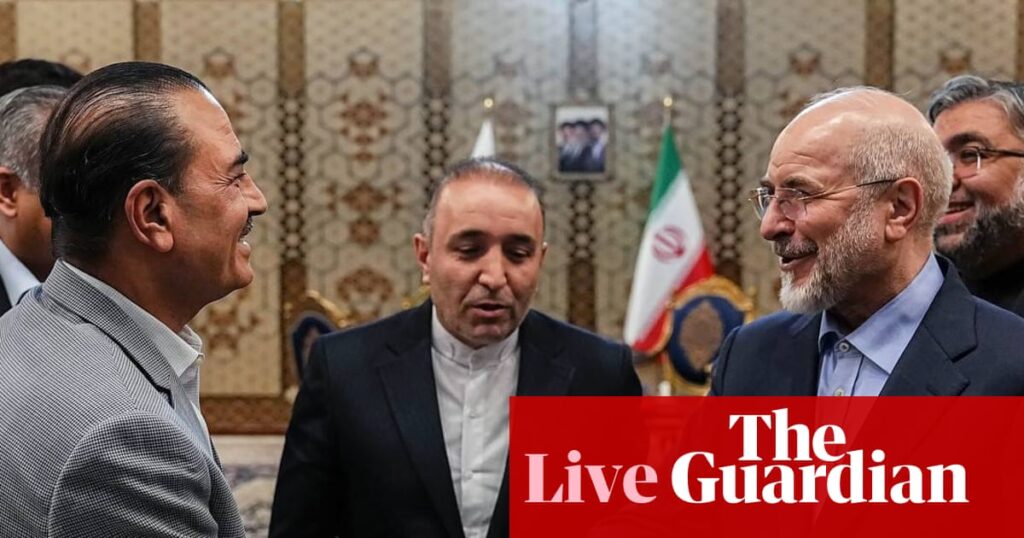 Middle East crisis live: Pakistan hopes to host US-Iran peace talks ‘very soon’, says PM, after Trump claims Tehran deal ‘largely negotiated’ | Middle East and north Africa Middle East crisis live: Pakistan hopes to host US-Iran peace talks ‘very soon’, says PM, after Trump claims Tehran deal ‘largely negotiated’ | Middle East and north Africa
