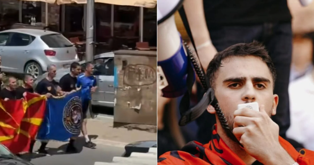 "There is only Macedonia here, let everyone learn it"/ RMV special forces provoke before the protest for the Albanian language, student organizer: Coincidence or threat?