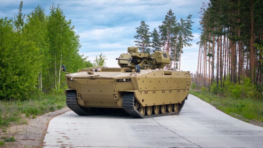 The Borsuk amphibious infantry fighting vehicle. Photo: Polska Grupa Zbrojeniowa (PGZ) 