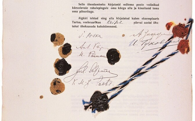 Ministry official: Celebrating Treaty of Tartu might be difficult for some in society | News Ministry official: Celebrating Treaty of Tartu might be difficult for some in society | News