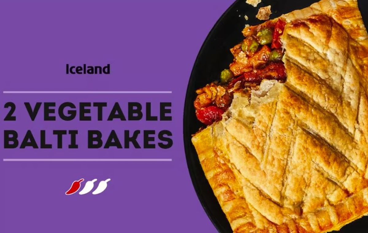Iceland 2 Vegetable Balti Bakes