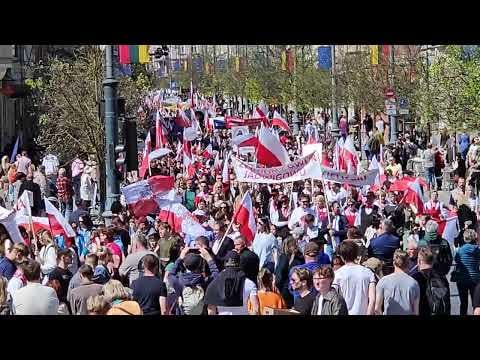 Celebration of Constitution Day on May 3 in Vilnius (also celebration of Polish Flag Day), 2026.05.02