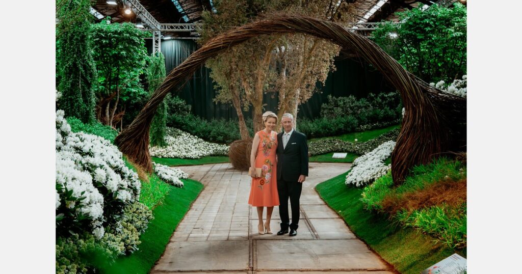 Queen Mathilde of Belgium names azalea at opening of Floraliën Ghent 2026
