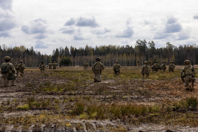 U.S. Soldiers Conduct Live-Fire Exercise in Latvia