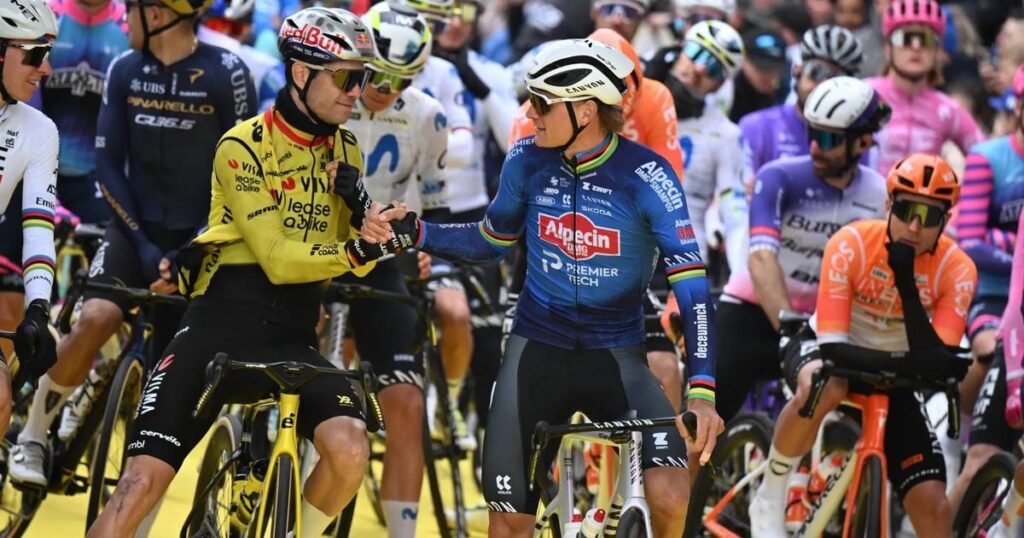 Wout van Aert enters a Dutch gravel race after Roubaix win Wout van Aert enters a Dutch gravel race after Roubaix win