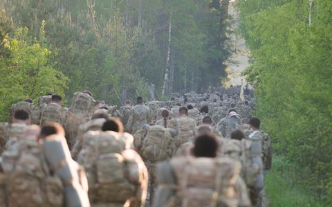 Poland, Lithuania sound off in bid to entice Trump to move US troops there